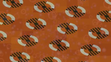 Lüks hareket projeleri için soyut tasarım stili animasyonu olan üst düzey dijital doku