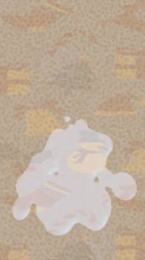 Organik desenli yüzey giriş stili video film sanatı ile soyut arkaplan tasarımı