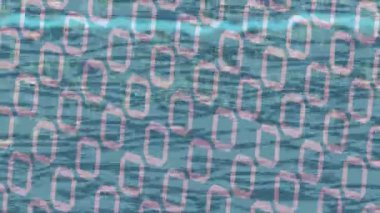 Benzersiz dijital animasyon tarzı grafikleri olan yaratıcı ortam tasarımı için yenilikçi hareket dokusu