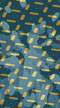 Benzersiz dijital animasyon tarzı grafikleri olan yaratıcı ortam tasarımı için yenilikçi hareket dokusu