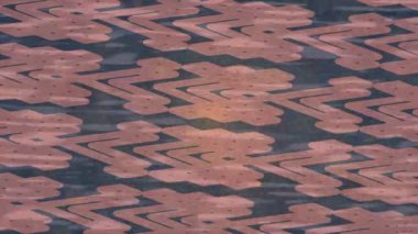 Soyut hareket desenli fütüristik video üretimi için dinamik dijital arkaplan