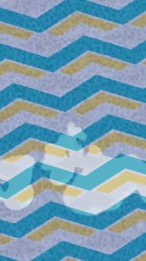 Benzersiz dijital animasyon tarzı grafikleri olan yaratıcı ortam tasarımı için yenilikçi hareket dokusu