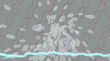 Benzersiz dijital animasyon tarzı grafikleri olan yaratıcı ortam tasarımı için yenilikçi hareket dokusu