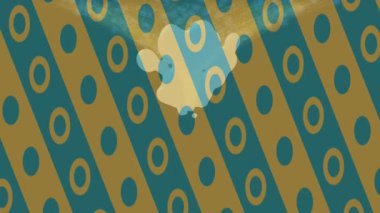 Lüks hareket projeleri için soyut tasarım stili animasyonu olan üst düzey dijital doku