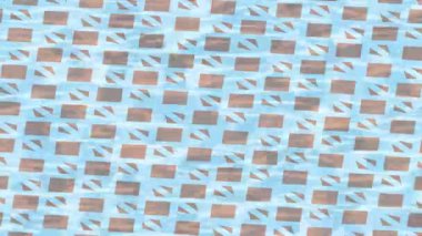 Organik desenli yüzey giriş stili video film sanatı ile soyut arkaplan tasarımı