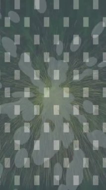 Benzersiz dijital animasyon tarzı grafikleri olan yaratıcı ortam tasarımı için yenilikçi hareket dokusu