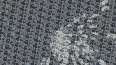 Benzersiz hareket grafikleri tasarım sanatına sahip yaratıcı film üretimi için özet bir arkaplan