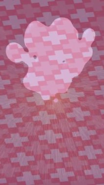 Soyut hareket desenli fütüristik video üretimi için dinamik dijital arkaplan