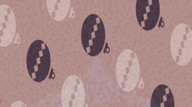 Benzersiz hareket grafikleri tasarım sanatına sahip yaratıcı film üretimi için özet bir arkaplan