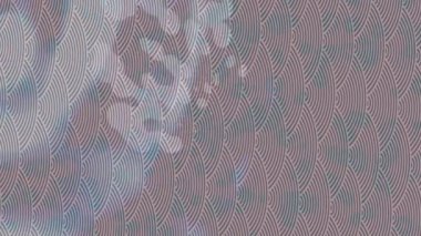 Soyut hareket desenli fütüristik video üretimi için dinamik dijital arkaplan