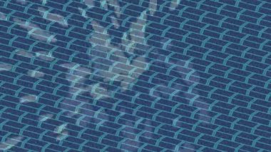 Benzersiz dijital animasyon tarzı grafikleri olan yaratıcı ortam tasarımı için yenilikçi hareket dokusu