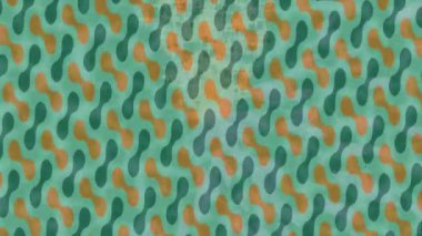 Benzersiz dijital animasyon tarzı grafikleri olan yaratıcı ortam tasarımı için yenilikçi hareket dokusu