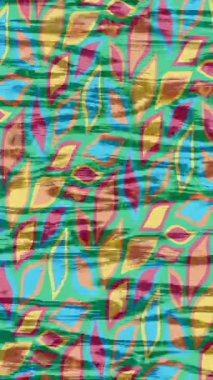 Benzersiz dijital animasyon tarzı grafikleri olan yaratıcı ortam tasarımı için yenilikçi hareket dokusu