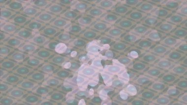 Benzersiz dijital animasyon tarzı grafikleri olan yaratıcı ortam tasarımı için yenilikçi hareket dokusu