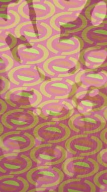 Lüks hareket projeleri için soyut tasarım stili animasyonu olan üst düzey dijital doku