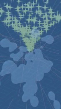 Dijital doku yüzey tasarım biçimi ile modern video animasyonu için gelişmiş hareket grafikleri