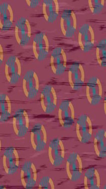 Benzersiz dijital animasyon tarzı grafikleri olan yaratıcı ortam tasarımı için yenilikçi hareket dokusu