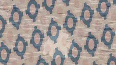 Dijital doku yüzey tasarım biçimi ile modern video animasyonu için gelişmiş hareket grafikleri