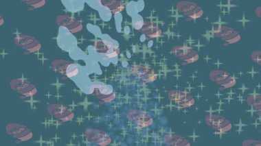 Benzersiz hareket dokusu tasarım sanatı ile profesyonel video düzenleme için modern soyut grafikler