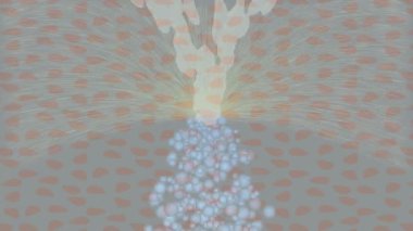 Estetik doku arkaplan tasarımı renkli hareket grafikleri ile moda film giriş profosyoneli