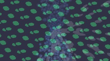 Benzersiz hareket grafikleri tasarım sanatına sahip yaratıcı film üretimi için özet bir arkaplan