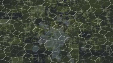 Modern medya üretimi için fütüristik dijital soyut doku sinematik tarz hareketli grafik ögesi