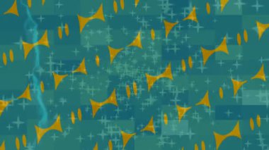 Estetik doku arkaplan tasarımı renkli hareket grafikleri ile moda film giriş profosyoneli