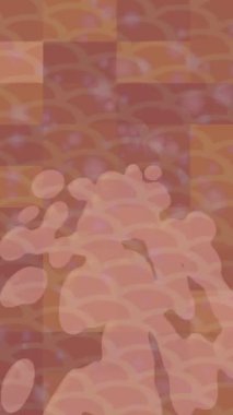 Benzersiz hareket grafikleri tasarım sanatına sahip yaratıcı film üretimi için özet bir arkaplan