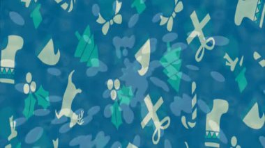 Soyut hareket desenli fütüristik video üretimi için dinamik dijital arkaplan