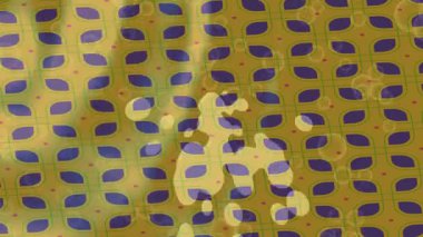 Benzersiz dijital animasyon tarzı grafikleri olan yaratıcı ortam tasarımı için yenilikçi hareket dokusu