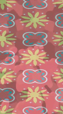 Benzersiz video giriş tasarımı projeleri için detaylı yüzey kalıbı film animasyon stili grafik girişi