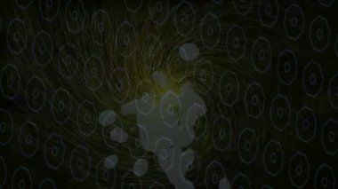 Organik desenli yüzey giriş stili video film sanatı ile soyut arkaplan tasarımı