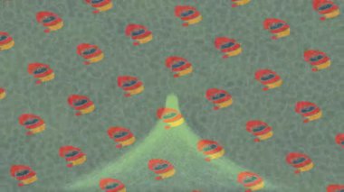 Benzersiz hareket grafikleri tasarım sanatına sahip yaratıcı film üretimi için özet bir arkaplan