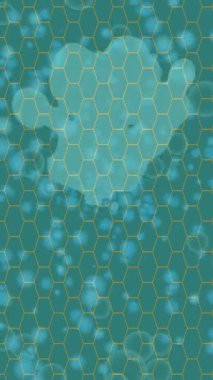 Organik desenli yüzey giriş stili video film sanatı ile soyut arkaplan tasarımı