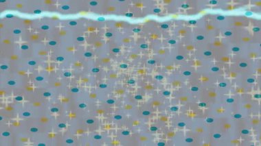 Soyut hareket desenli fütüristik video üretimi için dinamik dijital arkaplan