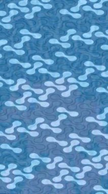 Benzersiz dijital animasyon tarzı grafikleri olan yaratıcı ortam tasarımı için yenilikçi hareket dokusu