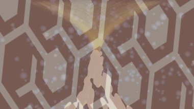 Yaratıcı video düzenleme film arkaplan tasarımı için minimalist organik hareket grafikleri