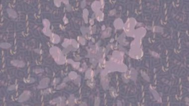 Benzersiz dijital animasyon tarzı grafikleri olan yaratıcı ortam tasarımı için yenilikçi hareket dokusu