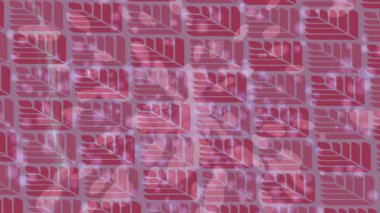 Benzersiz dijital animasyon tarzı grafikleri olan yaratıcı ortam tasarımı için yenilikçi hareket dokusu