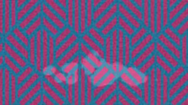 Benzersiz dijital animasyon tarzı grafikleri olan yaratıcı ortam tasarımı için yenilikçi hareket dokusu