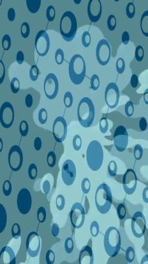 Benzersiz dijital animasyon tarzı grafikleri olan yaratıcı ortam tasarımı için yenilikçi hareket dokusu