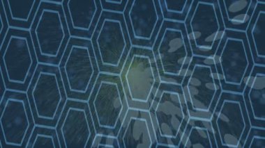 Modern medya üretimi için fütüristik dijital soyut doku sinematik tarz hareketli grafik ögesi