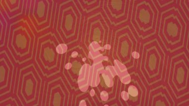 Soyut hareket desenli fütüristik video üretimi için dinamik dijital arkaplan