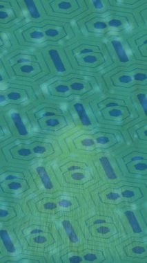 Benzersiz dijital animasyon tarzı grafikleri olan yaratıcı ortam tasarımı için yenilikçi hareket dokusu