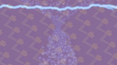 Organik desenli yüzey giriş stili video film sanatı ile soyut arkaplan tasarımı