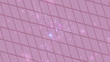 Soyut hareket desenli fütüristik video üretimi için dinamik dijital arkaplan