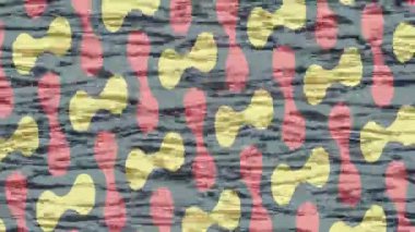 Benzersiz hareket dokusu tasarım sanatı ile profesyonel video düzenleme için modern soyut grafikler