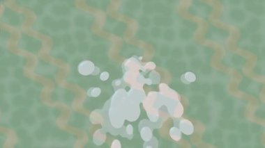 Soyut hareket desenli fütüristik video üretimi için dinamik dijital arkaplan