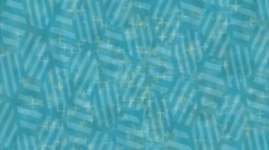 Dijital doku yüzey tasarım biçimi ile modern video animasyonu için gelişmiş hareket grafikleri