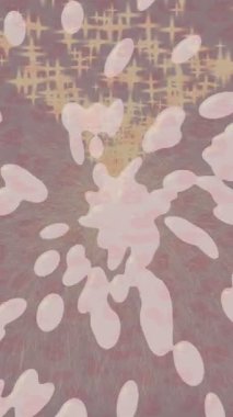 Benzersiz dijital animasyon tarzı grafikleri olan yaratıcı ortam tasarımı için yenilikçi hareket dokusu